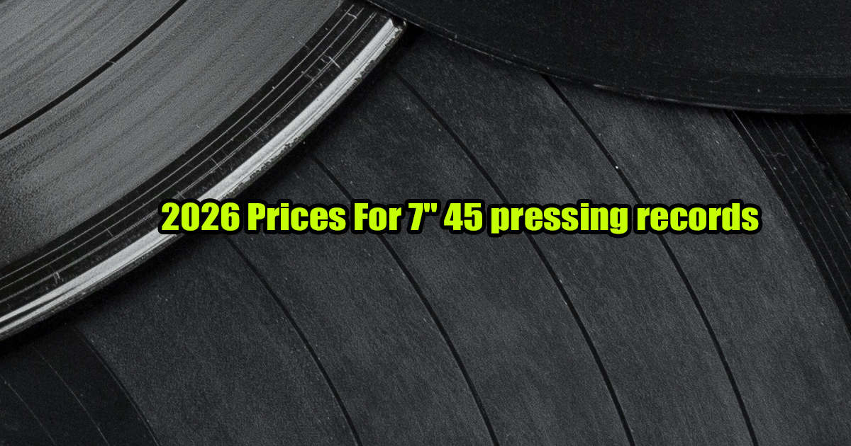 7" 45 pressing records