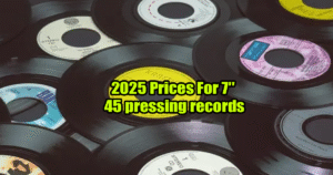 2025 Prices For 7″ 45 pressing records