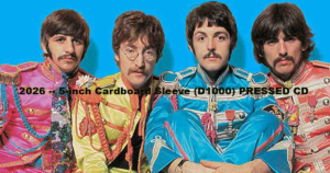 2026 — 5-inch Cardboard Sleeve (D1000) PRESSED CD